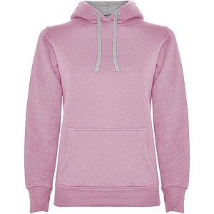 Dámská mikina ROLY URBAN, růžová s šedými doplňky, M