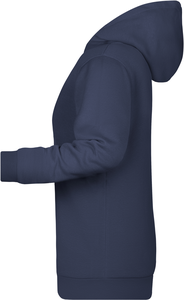 Dámská mikina s kapucí James Nicholson sweat hoodie women, námořní modrá, vel. XXL