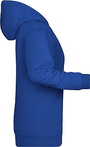 Dámská mikina s kapucí James Nicholson sweat hoodie women, tmavá královská modrá, vel. 3XL
