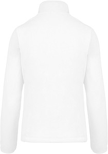 Dámská mikrofleecová mikina Kariban fleece jacket women, bílá, vel. M