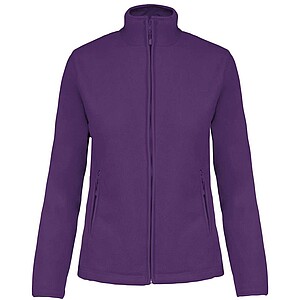 Dámská mikrofleecová mikina Kariban fleece jacket women, fialová, 3XL - mikina s vlastním potiskem
