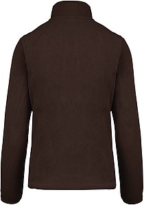 Dámská mikrofleecová mikina Kariban fleece jacket women, hnědá, vel. 4XL