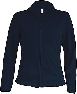 Dámská mikrofleecová mikina Kariban fleece jacket women, námořní modrá, vel. L