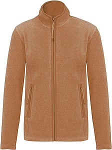 Dámská mikrofleecová mikina Kariban fleece jacket women, sv. hnědá, vel. 4XL