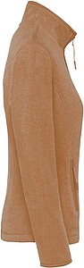 Dámská mikrofleecová mikina Kariban fleece jacket women, sv. hnědá, vel. 4XL