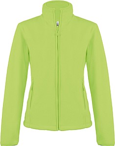 Dámská mikrofleecová mikina Kariban fleece jacket women, světle zelená, vel. S