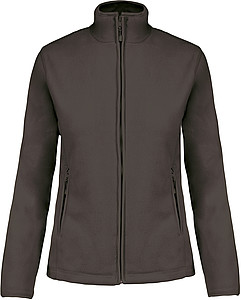 Dámská mikrofleecová mikina Kariban fleece jacket women, vojenská zelená tmavá, vel. XL