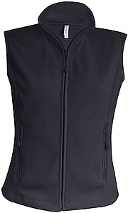 Dámská mikrofleecová vesta Kariban fleece vest women, antracitová, vel. S