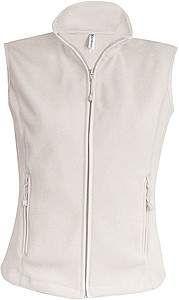 Dámská mikrofleecová vesta Kariban fleece vest women, béžová, vel. 3XL