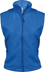 Dámská mikrofleecová vesta Kariban fleece vest women, královská modrá, vel. XXL