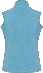 Dámská mikrofleecová vesta Kariban fleece vest women, modrý melír, vel. S