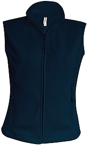 Dámská mikrofleecová vesta Kariban fleece vest women, námořní modrá, vel. 4XL