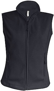 Dámská mikrofleecová vesta Kariban fleece vest women, šedá, vel. 3XL