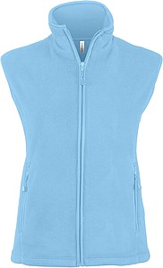 Dámská mikrofleecová vesta Kariban fleece vest women, sv. modrá, vel. 3XL