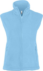 Dámská mikrofleecová vesta Kariban fleece vest women, sv. modrá, vel. XXL