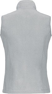 Dámská mikrofleecová vesta Kariban fleece vest women, sv. šedá, vel. 3XL
