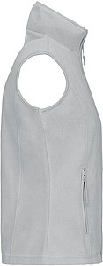Dámská mikrofleecová vesta Kariban fleece vest women, sv. šedá, vel. XL