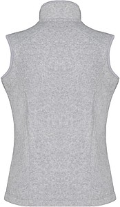 Dámská mikrofleecová vesta Kariban fleece vest women, sv. šedý melír, vel. 3XL