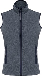 Dámská mikrofleecová vesta Kariban fleece vest women, tmavá námořní modrá, vel. L