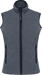 Dámská mikrofleecová vesta Kariban fleece vest women, tmavá námořní modrá, vel. S