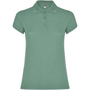 Dámská polokošile s krátkým rukávem, ROLY STAR, světle vojenská zelená, 2XL