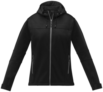Dámská softshellová bunda Elevate MATCH, černá, XL
