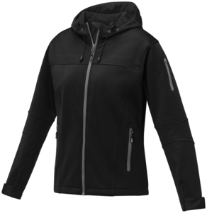 Dámská softshellová bunda Elevate MATCH, černá, XL
