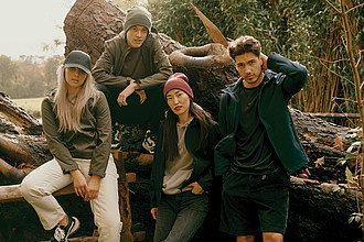 Dámská softshellová bunda z recyklovaného polyesteru, khaki, vel. S