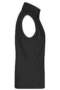 Dámská vesta James & Nicholson Promo softshell, černá, velikost S