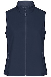 Dámská vesta James & Nicholson Promo softshell, námořní modrá, velikost M