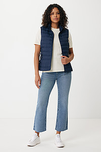 Dámská vesta z recyklovaného polyesteru, námořní modrá, vel. S