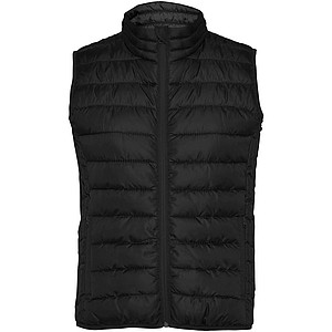 Dámská zateplená vesta, ROLY OSLO, černá, vel. XL - vesta s potiskem