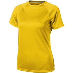 Dámské funkční tričko Elevate NIAGARA, žluté, vel. L - dámská trička s vlastním potiskem