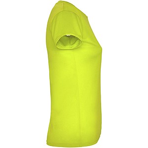 Dámské funkční tričko s krátkým rukávem, ROLY MONTECARLO, fluorescenční žlutá, vel. M