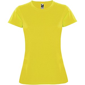 Dámské funkční tričko s krátkým rukávem, ROLY MONTECARLO, žlutá, vel. S - reklamní předměty