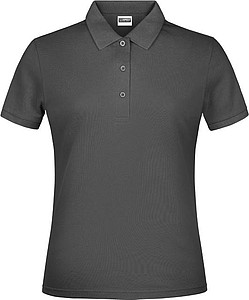 Dámské piqué polo James & Nicholson, antracitová, XS