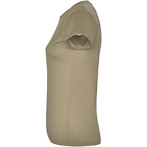 Dámské sportovní tričko Roly Montecarlo, velikost S, světle hnědá