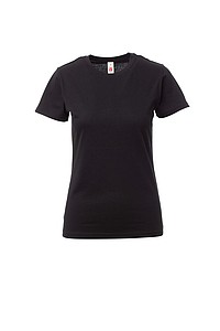 Dámské tričko PAYPER PRINT LADY, černá, M - dámská trička s vlastním potiskem