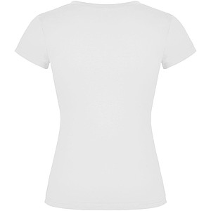 Dámské tričko s krátkým rukávem a výstřihem do V, ROLY VICTORIA, bílá, vel. 2XL