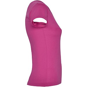 Dámské tričko s krátkým rukávem a výstřihem do V, ROLY VICTORIA, růžová, vel. 2XL