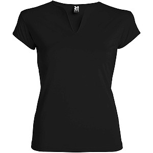 Dámské tričko s krátkým rukávem, ROLY BELICE, černá, vel. M - reklamní předměty
