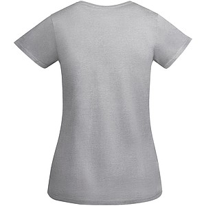 Dámské tričko s krátkým rukávem, ROLY BREDA, světle šedá, vel. 2XL