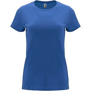 Dámské tričko s krátkým rukávem, ROLY CAPRI, královská modrá, vel. 2XL