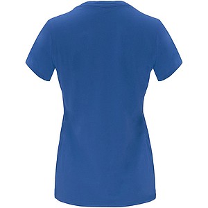 Dámské tričko s krátkým rukávem, ROLY CAPRI, královská modrá, vel. 2XL