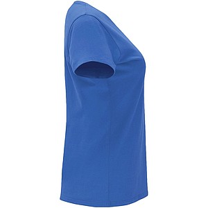 Dámské tričko s krátkým rukávem, ROLY CAPRI, světlá královská modrá, vel. 3XL