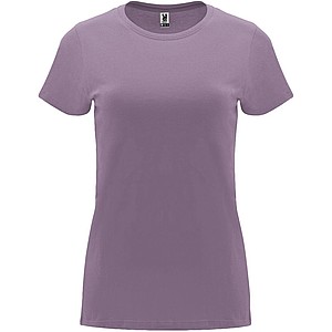 Dámské tričko s krátkým rukávem, ROLY CAPRI, světle fialová, vel. 2XL - dámská trička s vlastním potiskem