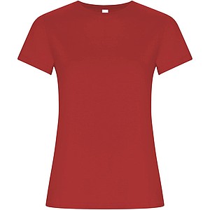 Dámské tričko s krátkým rukávem, ROLY GOLDEN, červená, vel. XL - dámská trička s vlastním potiskem