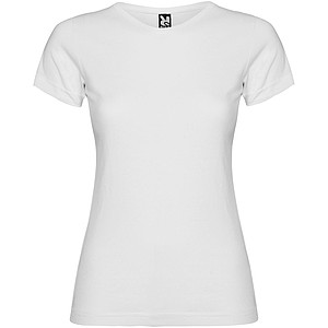 Dámské tričko s krátkým rukávem, ROLY JAMAICA, bílá, vel. XL - dámská trička s vlastním potiskem