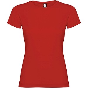 Dámské tričko s krátkým rukávem, ROLY JAMAICA, červená, vel. M - dámská trička s vlastním potiskem