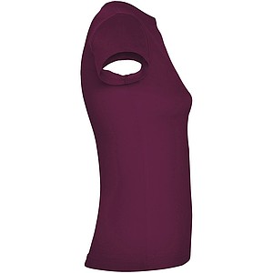 Dámské tričko s krátkým rukávem, ROLY JAMAICA, vínová, vel. 2XL